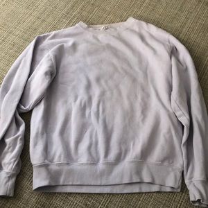 brandy melville lavender crew neck
